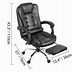 Image result for Reclining Desk Chair with Footrest
