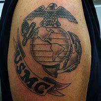 Image result for Marine Tattoos Designs