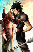 Image result for Aerith and Zack in Crisis Core