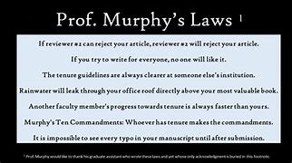 Image result for Murphy's Law Definition