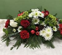 Image result for Christmas Flower Centerpieces