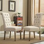 Image result for Upholstered Parsons Dining Chairs