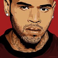 Image result for Chris Brown Pop Art
