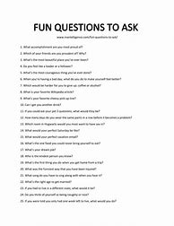 Image result for Basic Questions to Ask Someone