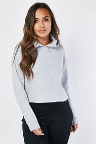 Image result for grey cropped sweatshirt
