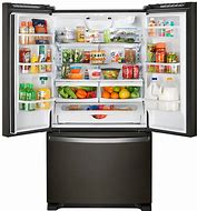 Image result for Sears Whirlpool Black Refrigerator