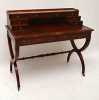 Image result for Antique Wood Writing Desk