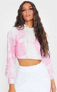 Image result for Pink Teddy Cropped Hoodie
