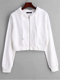 Image result for Plain White Zip Up Hoodie