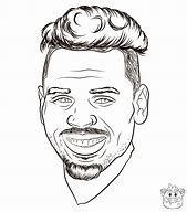 Image result for Sketches of Chris Brown
