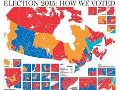 Image result for Canada Election Results Map