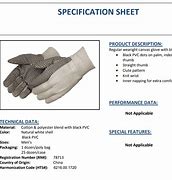 Image result for Product Specification Sheet