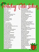 Image result for Christmas Concert Names