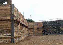 Image result for Anchored Soldier Pile Wall