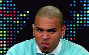 Image result for Chris Brown Cheeks