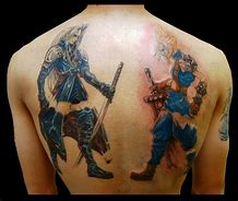 Image result for Sephiroth vs Cloud Tattoos