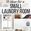 Image result for Very Small Laundry Room Ideas