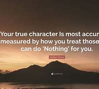 Image result for Someone's True Character Quote