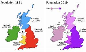 Image result for UK Population Map