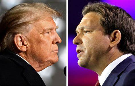 EUA; Ron DeSantis y Donald Trump coinciden en Iowa