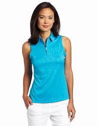 Image result for Ladies Sleeveless Golf Polo Shirts
