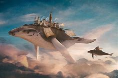ArtStation - Flying Whale City