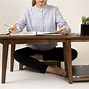 Image result for Floor Desk with Cubby