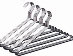 Image result for Stainless Steel Metal Cloth Hangers