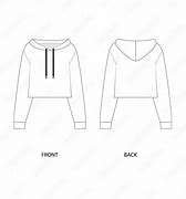 Image result for White Cropped Fitted Hoodie