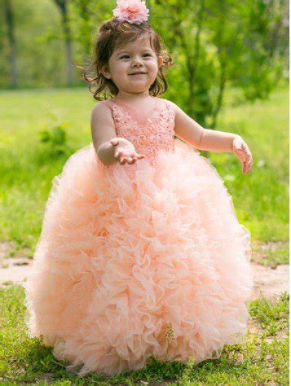 Beautiful Full Long Dress for the Cutest Baby Girl   Full Length Gowns  