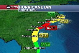 Image result for Hurricane Ian Wind Map