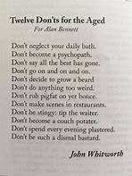 Image result for Funny Old People Poems