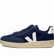 Image result for Veja White and Navy Trainers