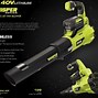 Image result for Ryobi Small Blower