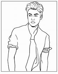 Image result for Justin Bieber Coloring Pages