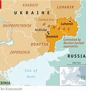 Image result for Eastern Ukraine War Map