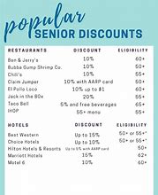 Image result for Where can I get senior citizen discounts in Indiana?
