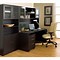 Image result for Black Office Desk with Hutch