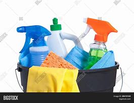 Image result for Bucket of Cleaning Supplies