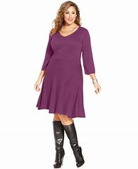 Image result for Purple Sweater Dress