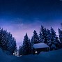 Image result for Night Snow Blowing Wood Wallpaper