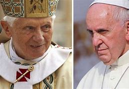 Image result for Pope Francis and Pope Benedict