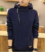 Image result for Pullover Hoodie with Oversized Neck Men