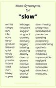 Image result for Slow Growth Synonym