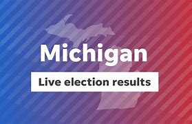 Image result for Michigan Election Results by County Map