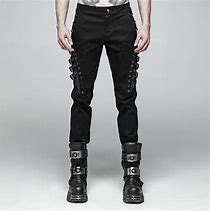 Image result for Black Metal Pants