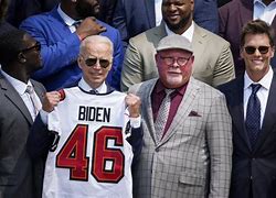 Image result for Joe Biden with Football Jersey On
