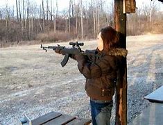 Image result for Women with SKS Rifle