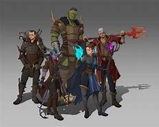 Image result for Dnd Party Drawing