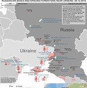 Image result for Map of Ukraine Showing Russian Troops